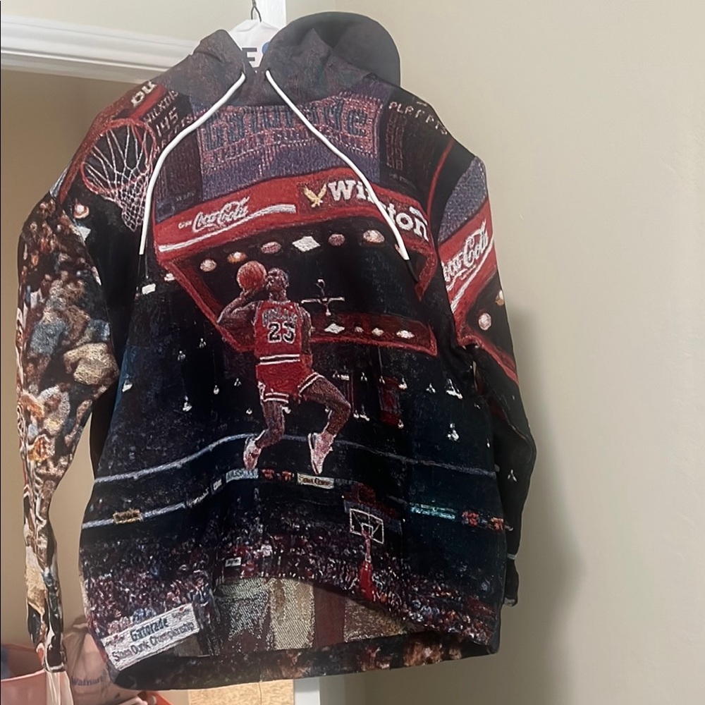 Jordan/Kobe tapestry jacket size XL